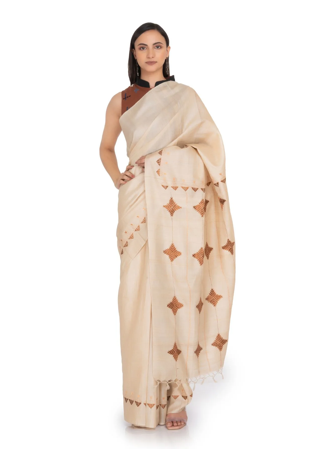 Tussar Silk with Saree
