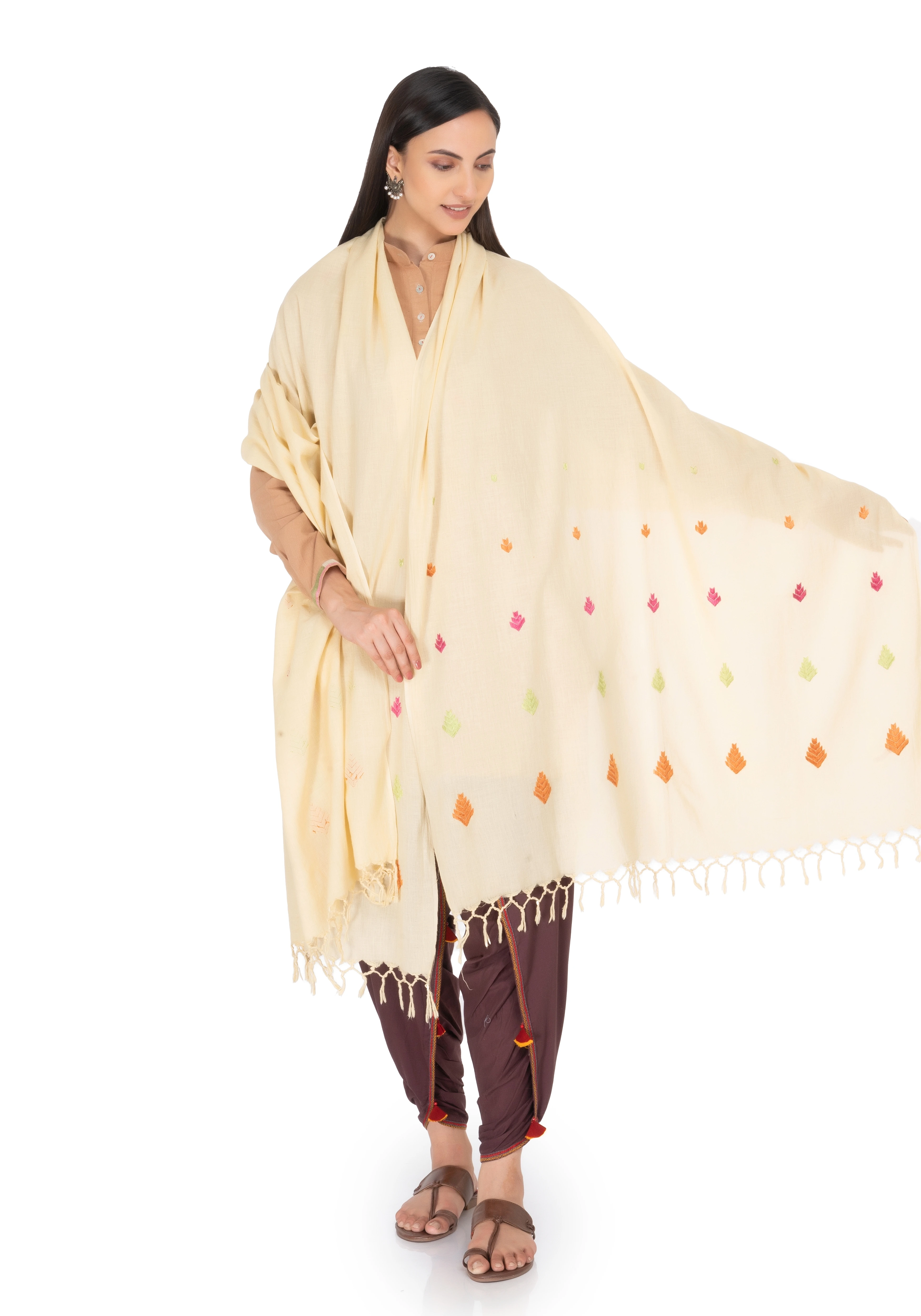 Hand Embroidered Dupatta