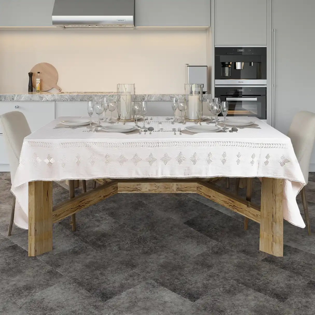 Hand Embroidered Table cloth