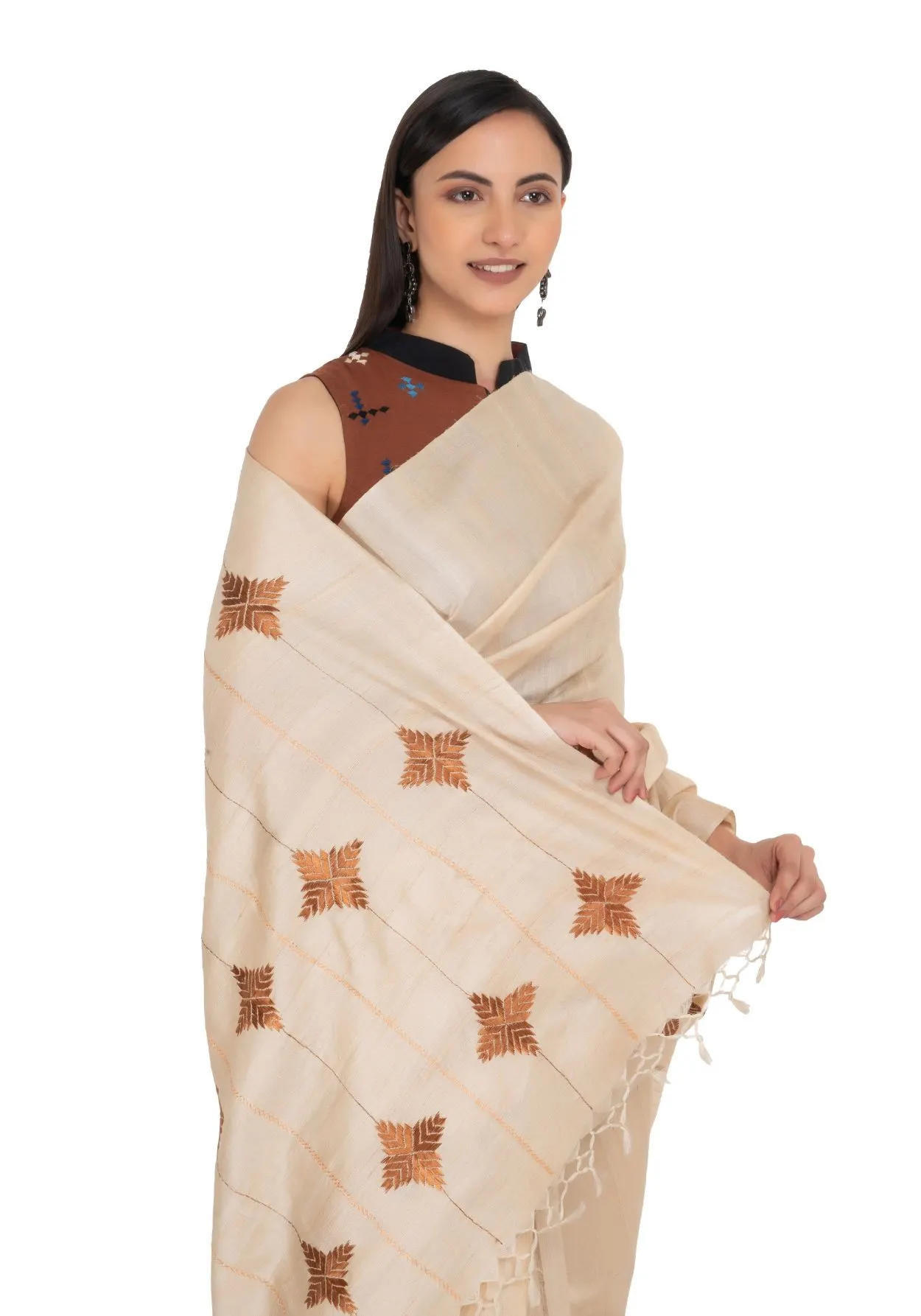 Tussar Silk with Saree