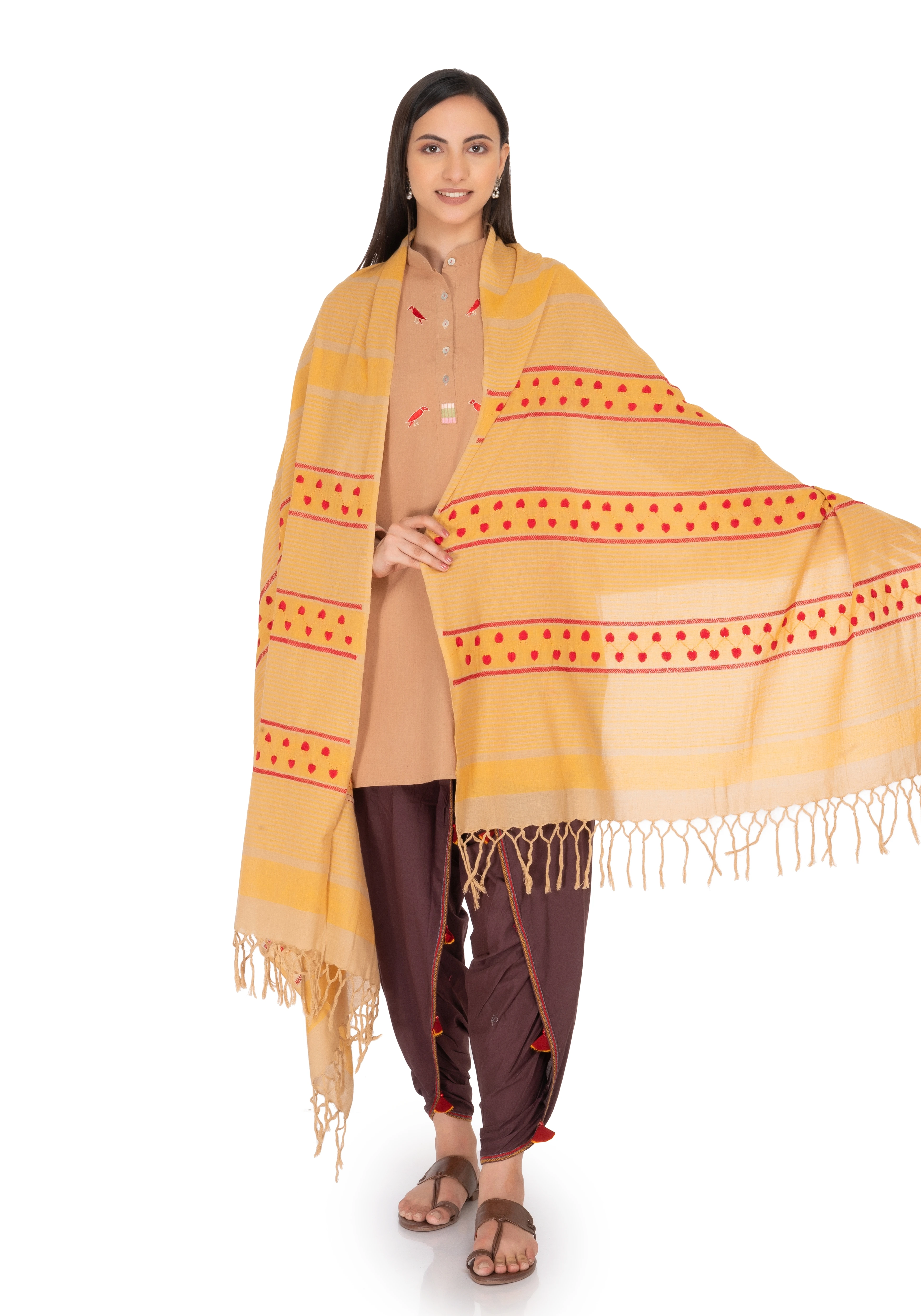 Hand Embroidered Dupattas